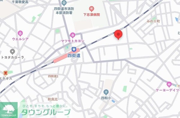 地図(現地待ち合わせ歓迎♪お問合せはタウンハウジング千葉店まで！)