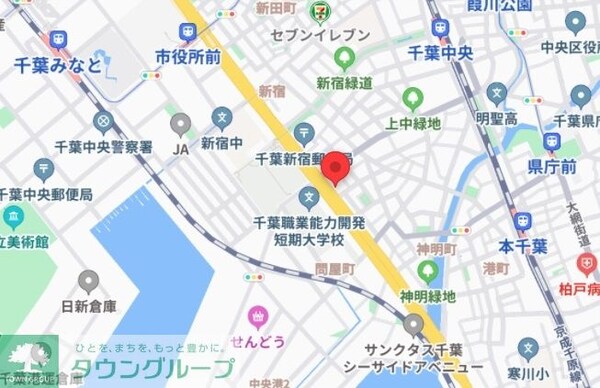 地図(お部屋探しは【タウンハウジング】にお任せ下さい♪)