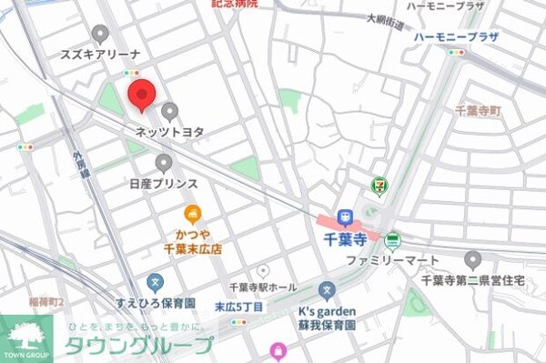 地図(ご来店お待ちしております！043-221-3600)
