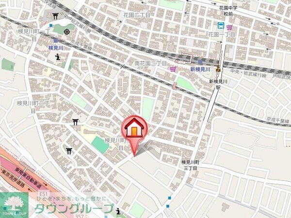 地図(お問合せは【タウンハウジング】まで！※現地待合わせ相談可！)