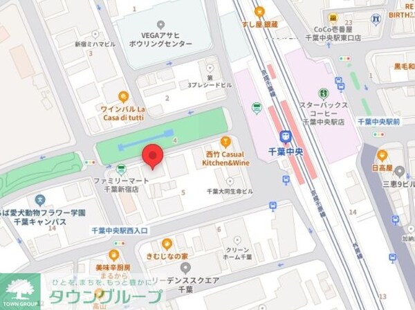 地図(お問合せはタウンハウジングまで！※現地待合わせ相談可能)