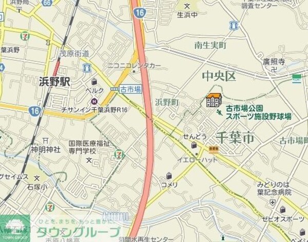 地図(お問合せはタウンハウジングまで！※現地待合わせ相談可能)
