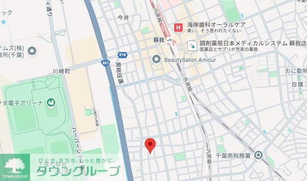 地図(お問合せはタウンハウジングまで！※現地待合わせ相談可能)