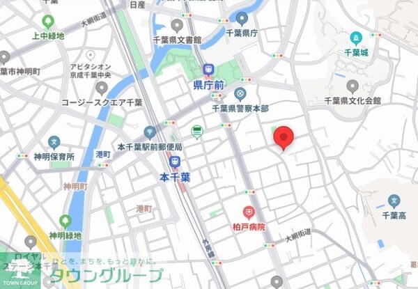 地図(お問合せはタウンハウジングまで！※現地待合わせ相談可能)
