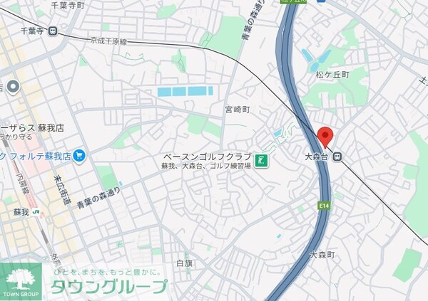 地図(お問合せはタウンハウジングまで！※現地待合わせ相談可能)