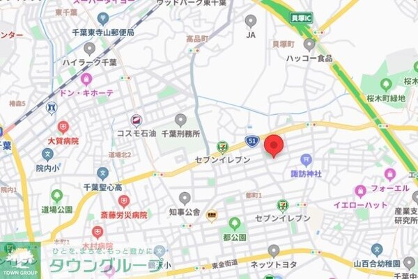 地図(お問合せはタウンハウジングまで！※現地待合わせ相談可能)