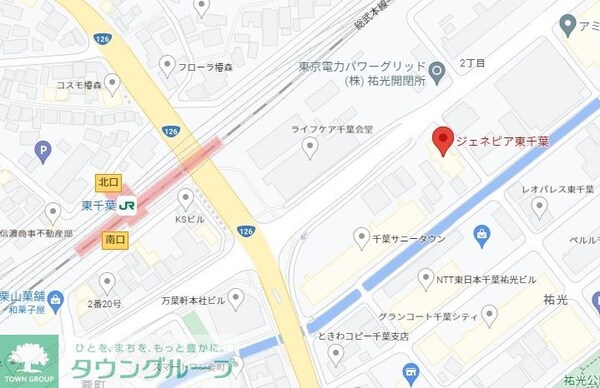 地図(現地待ち合わせ歓迎♪お問合せはタウンハウジング蘇我店まで！)