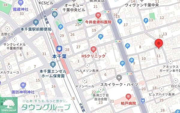 地図(お問合せはタウンハウジングまで！※現地待合わせ相談可能)