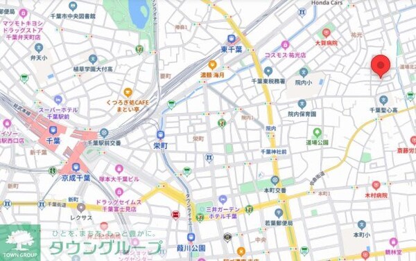 地図(お問合せはタウンハウジングまで！※現地待合わせ相談可能)