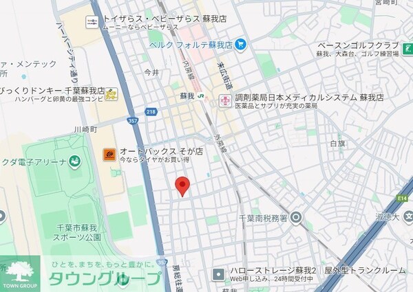 地図(お問合せはタウンハウジングまで！※現地待合わせ相談可能)