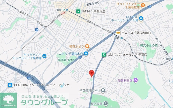 地図(お問合せはタウンハウジングまで！※現地待合わせ相談可能)