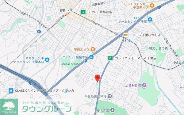 地図(お問合せはタウンハウジングまで！※現地待合わせ相談可能)