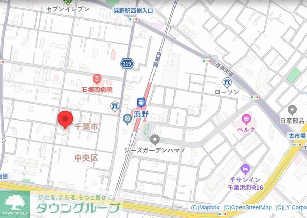 地図(お問合せはタウンハウジングまで！※現地待合わせ相談可能)