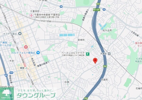 地図(お問合せはタウンハウジングまで！※現地待合わせ相談可能)