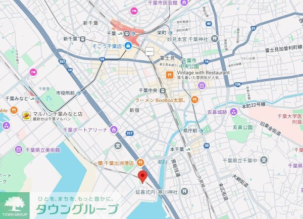 地図(お問合せはタウンハウジングまで！※現地待合わせ相談可能)