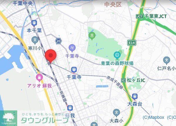 地図(お問合せはタウンハウジングまで！※現地待合わせ相談可能)