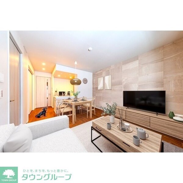 リビング・居室(家具・調度品等はCG 加工です。実際の賃貸住居 には含まれ…)