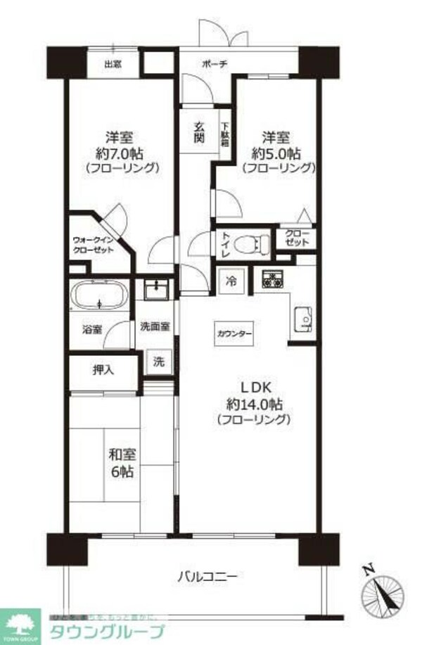 間取図(平面図)