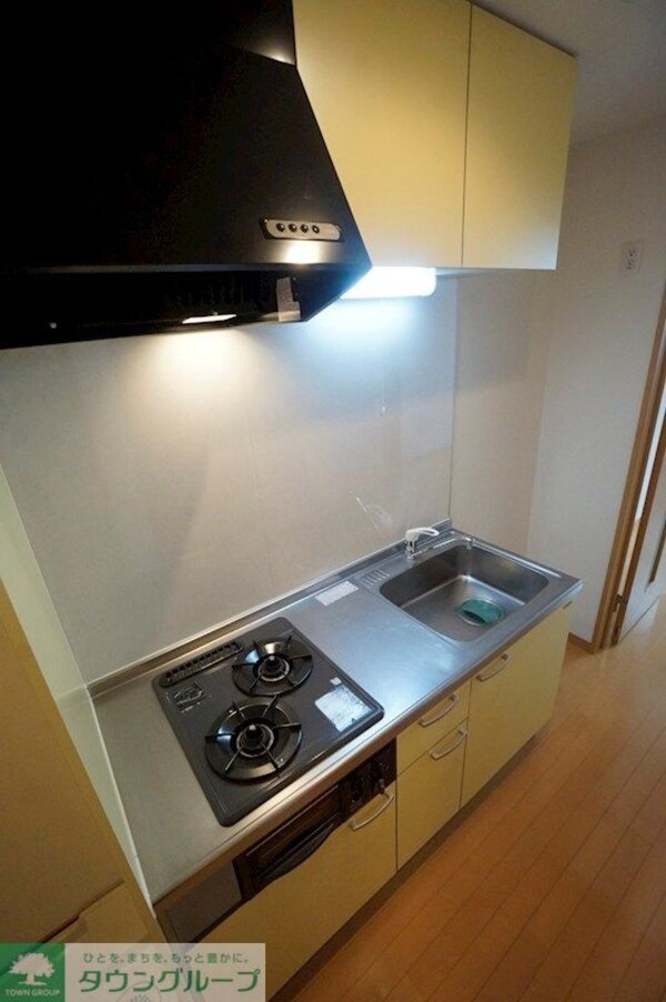 キッチン(205号室の写真を使用してます。)