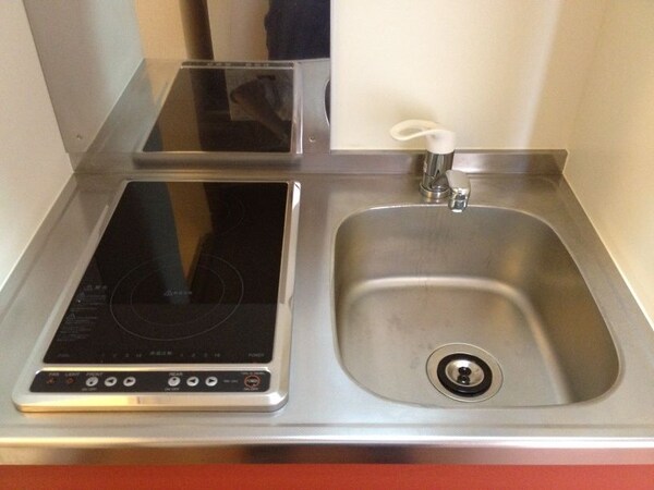 キッチン(電気コンロが2口あるタイプ)