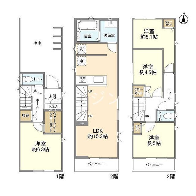 Kolet日進#44の間取り図