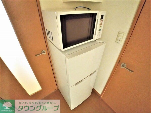 設備(レンジと冷蔵庫)