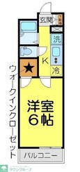 レオパレスＳＴフロント指扇の間取図