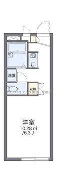 レオパレスサンパティークの間取図