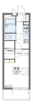 レオパレス新座サンハイツの間取図