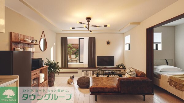 リビング・居室(※家具家電等は物件に付帯しません。)