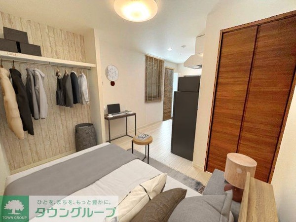 リビング・居室(※家具家電は物件に付帯しません。)