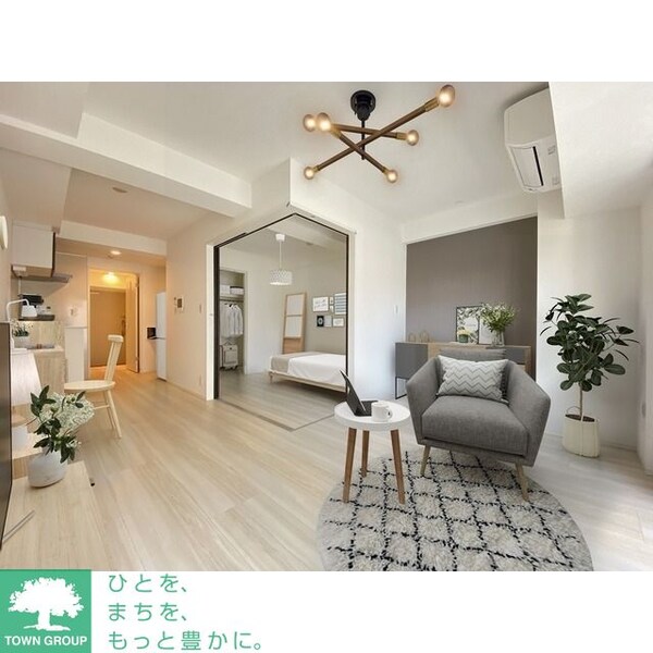 リビング・居室(家具・調度品等はCG加工です。実際の賃貸住戸には含まれません)