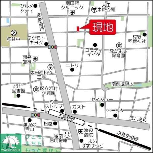 地図(★タウンハウジング蒲田店取り扱い★)