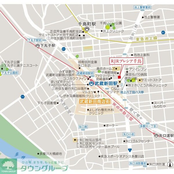 地図(★タウンハウジング蒲田店取り扱い★)