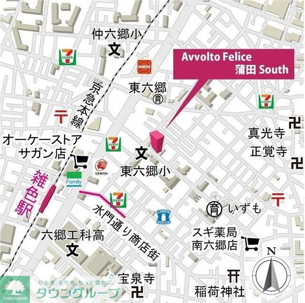 地図(★タウンハウジング蒲田店取り扱い★)