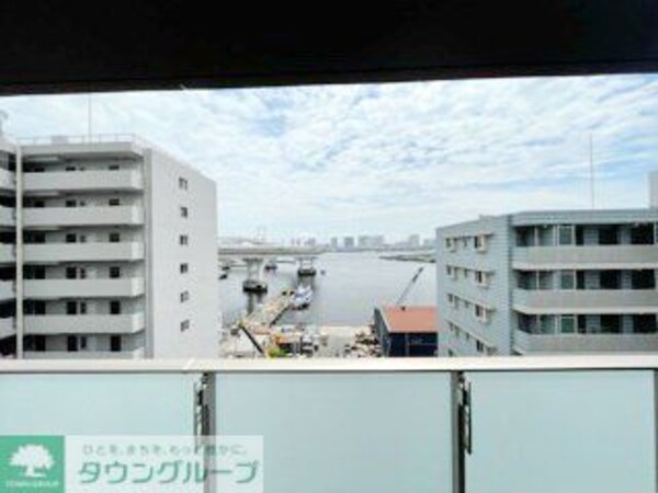 眺望(お台場が見えます！)