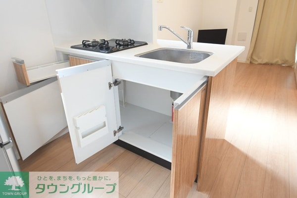 キッチン(【初期費用分割・クレカ対応】一都三県のお部屋探しは2025…)