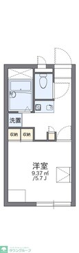 レオパレス都司　ハウスの間取図