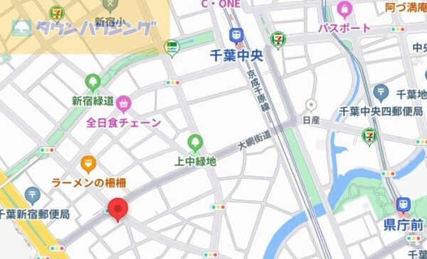 地図(現地待ち合わせ歓迎♪お問合せはタウンハウジング千葉店まで！)