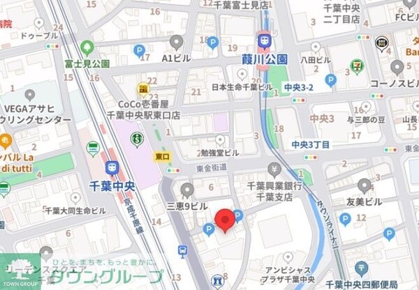 地図(ご来店お待ちしております！043-221-3600)