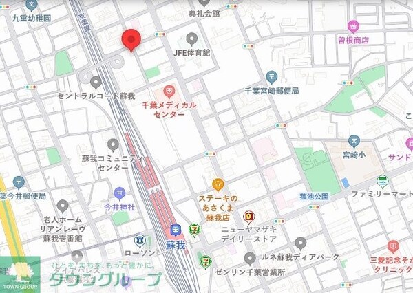 地図(現地待ち合わせ歓迎♪お問合せはタウンハウジング千葉店まで！)