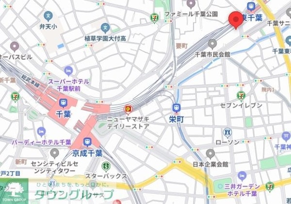 地図(ご来店お待ちしております！043-221-3600)