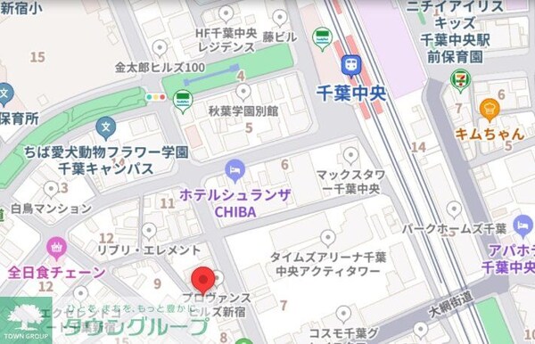 地図(ご来店お待ちしております！043-221-3600)