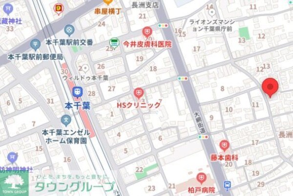 地図(ご来店お待ちしております！043-221-3600)