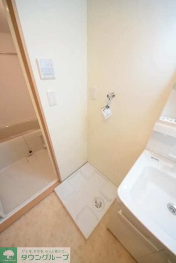 設備(室内洗濯機置場です)