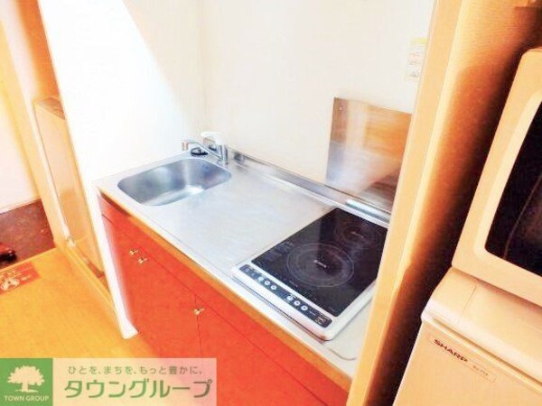 キッチン(電気コンロ2口付き)