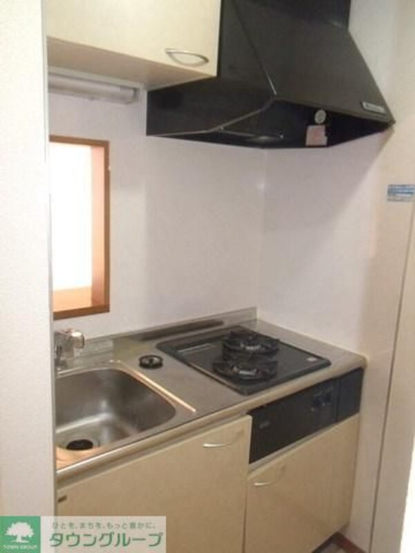 キッチン(２口コンロ付きシステムキッチンです)