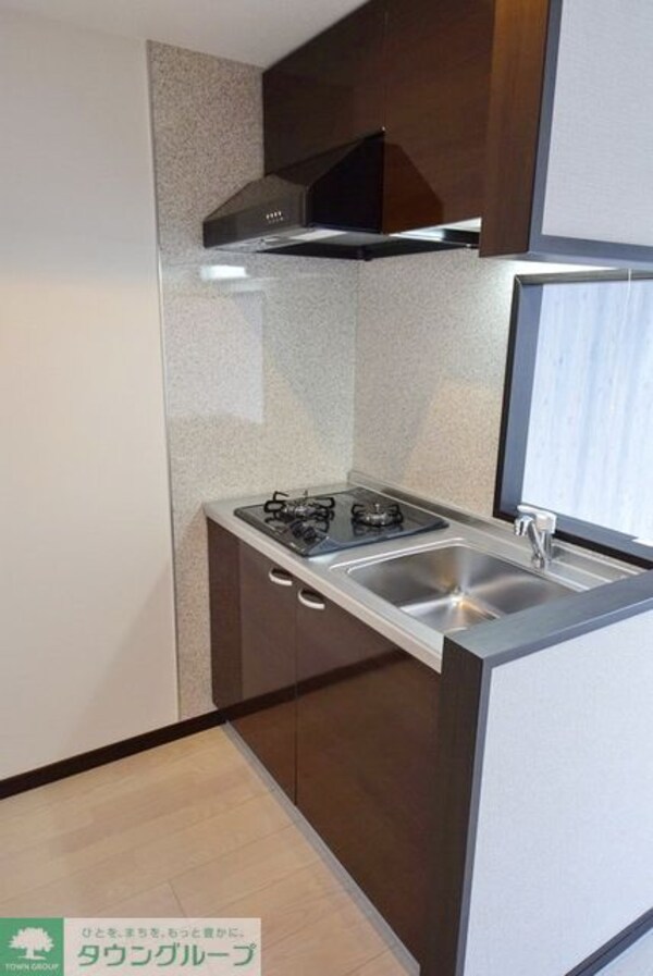 キッチン(ガス2口人気のカウンターキッチン)