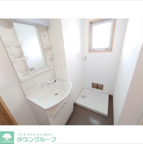 洗面(※同建物別タイプ間取り設備施工例　現況優先)