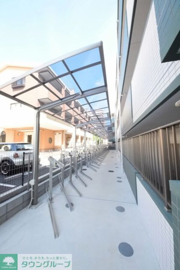 共有部分(駐輪スペースです)